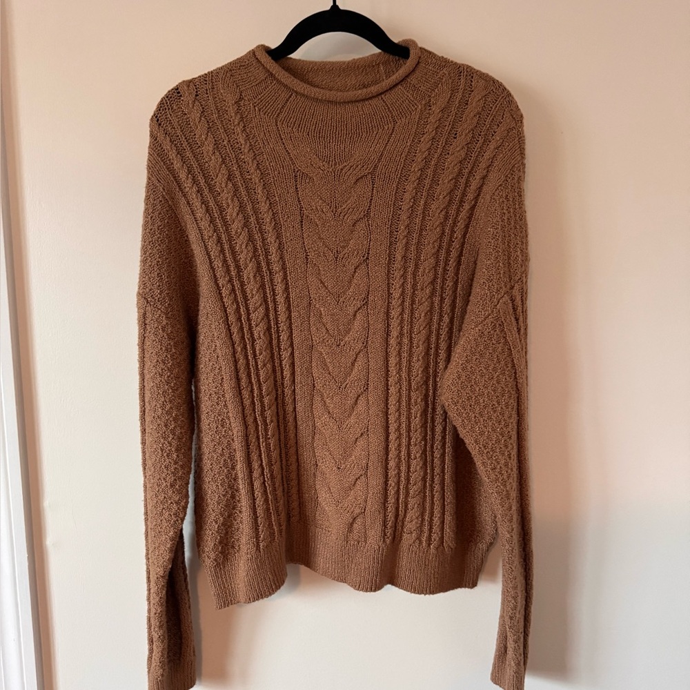 J. Crew Brown Rollneck Sweater